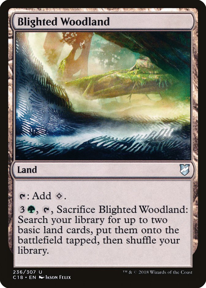 Blighted Woodland [Commander 2018] | Gear Gaming Fayetteville