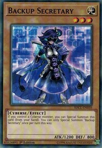 Backup Secretary [Structure Deck: Cyberse Link] [SDCL-EN010] | Gear Gaming Fayetteville