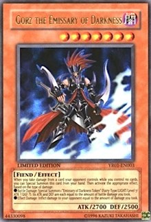 Gorz the Emissary of Darkness [Yu-Gi-Oh! R Manga Promo] [YR01-EN003] | Gear Gaming Fayetteville