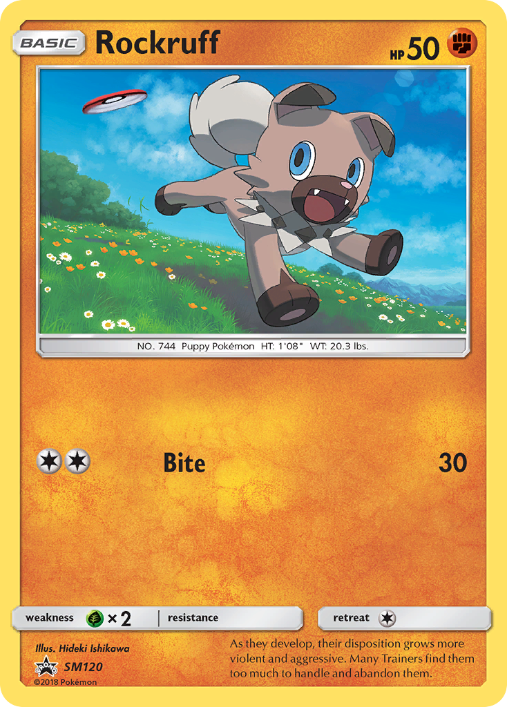 Rockruff (SM120) [Sun & Moon: Black Star Promos] | Gear Gaming Fayetteville