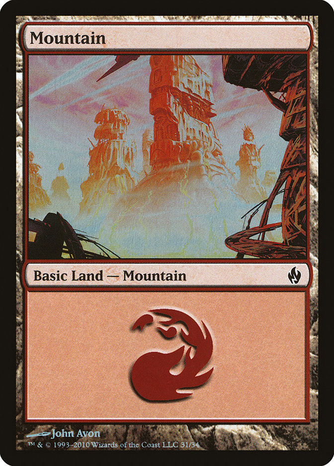 Mountain (31) [Premium Deck Series: Fire and Lightning] | Gear Gaming Fayetteville