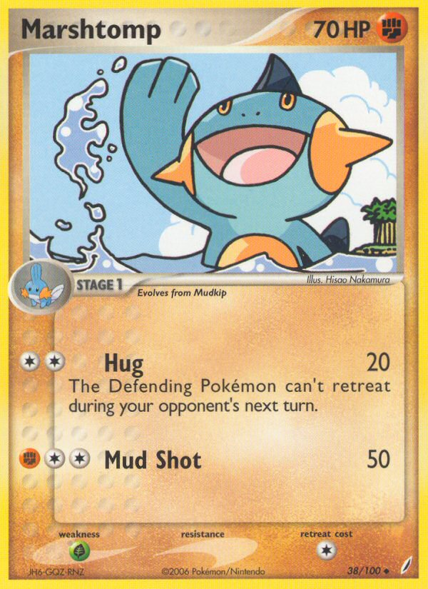 Marshtomp (38/100) [EX: Crystal Guardians] | Gear Gaming Fayetteville