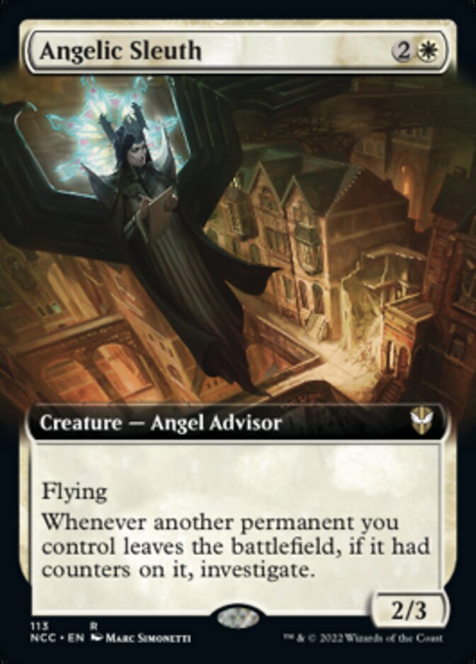 Angelic Sleuth (Extended Art) [Streets of New Capenna Commander] | Gear Gaming Fayetteville