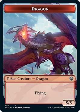 Dragon // Dragon Double-Sided Token [Starter Commander Decks] | Gear Gaming Fayetteville