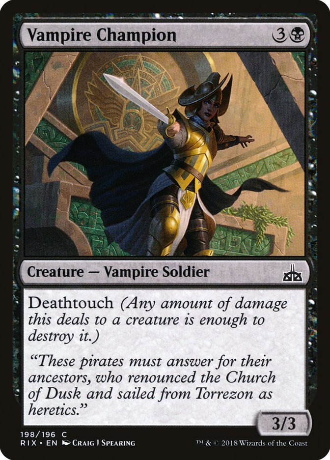 Vampire Champion [Rivals of Ixalan] | Gear Gaming Fayetteville