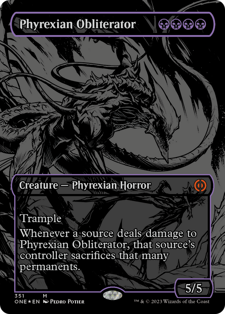 Phyrexian Obliterator (Oil Slick Raised Foil) [Phyrexia: All Will Be One] | Gear Gaming Fayetteville