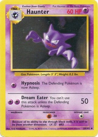 Haunter (29/102) [Base Set Unlimited] | Gear Gaming Fayetteville