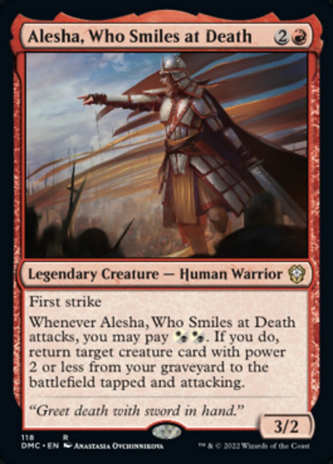 Alesha, Who Smiles at Death [Dominaria United Commander] | Gear Gaming Fayetteville