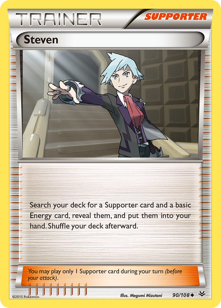 Steven (90/108) [XY: Roaring Skies] | Gear Gaming Fayetteville