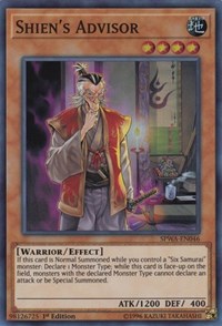 Shien's Advisor [Spirit Warriors] [SPWA-EN046] | Gear Gaming Fayetteville