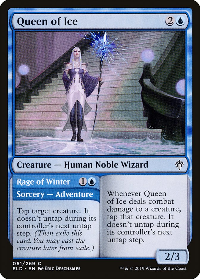 Queen of Ice // Rage of Winter [Throne of Eldraine] | Gear Gaming Fayetteville