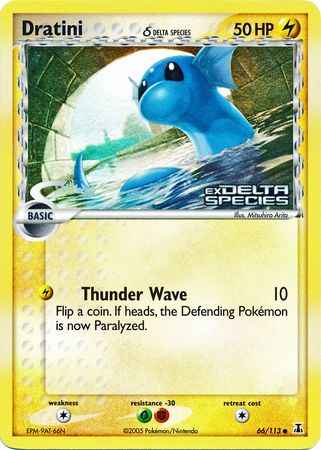 Dratini (66/113) (Delta Species) (Stamped) [EX: Delta Species] | Gear Gaming Fayetteville