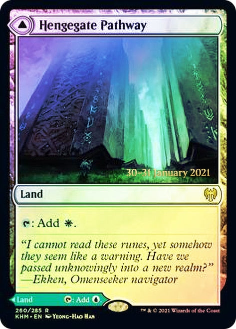 Hengegate Pathway // Mistgate Pathway [Kaldheim Prerelease Promos] | Gear Gaming Fayetteville