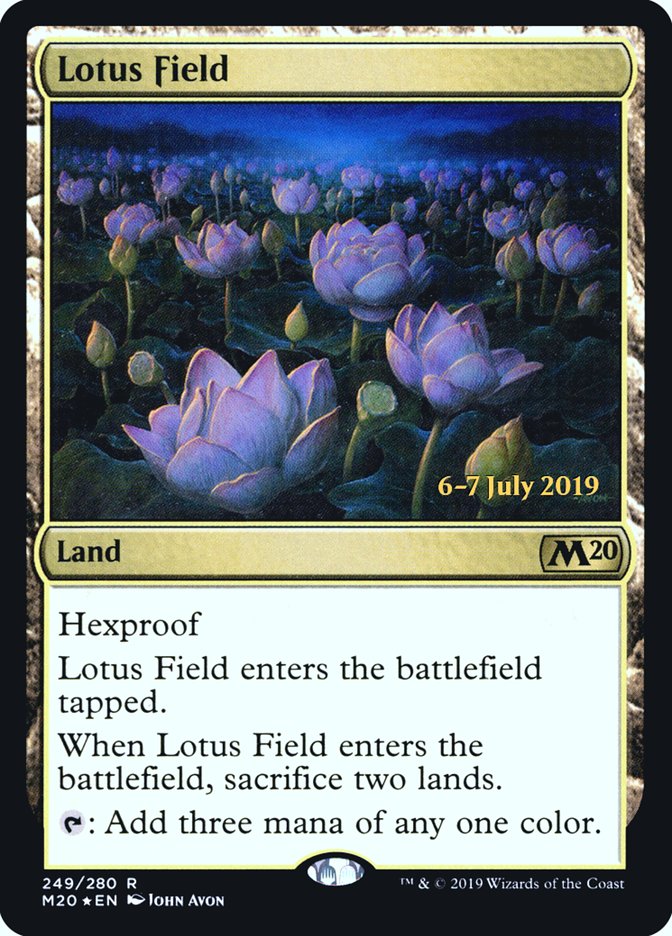 Lotus Field [Core Set 2020 Prerelease Promos] | Gear Gaming Fayetteville