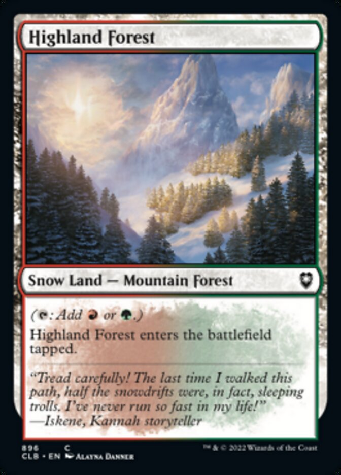 Highland Forest [Commander Legends: Battle for Baldur's Gate] | Gear Gaming Fayetteville