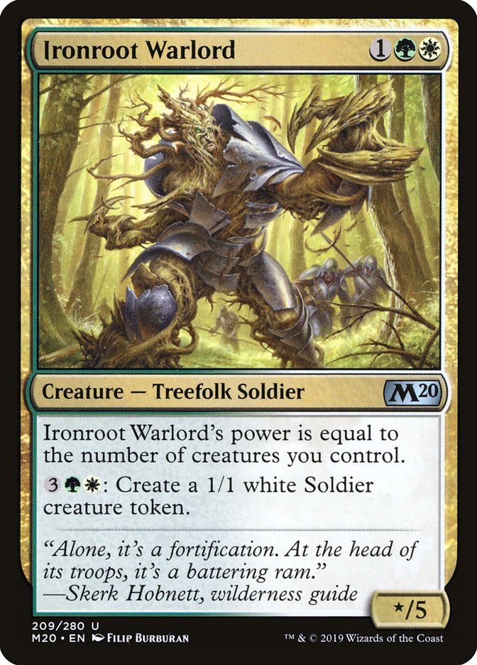 Ironroot Warlord [Core Set 2020] | Gear Gaming Fayetteville