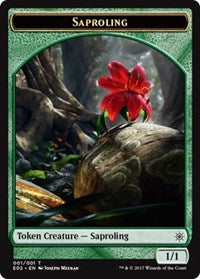 Saproling // Treasure (007) Double-sided Token [Explorers of Ixalan] | Gear Gaming Fayetteville