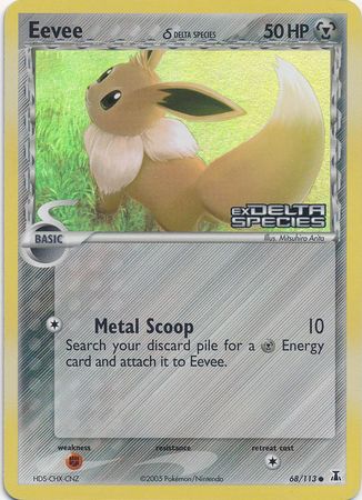 Eevee (68/113) (Delta Species) (Stamped) [EX: Delta Species] | Gear Gaming Fayetteville