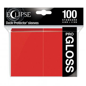 Ultra Pro Regular Eclipse Gloss (100ct) Apple Red | Gear Gaming Fayetteville