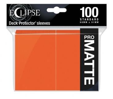 Ultra Pro Regular Eclipse Matte (100ct) Pumpkin Orange | Gear Gaming Fayetteville