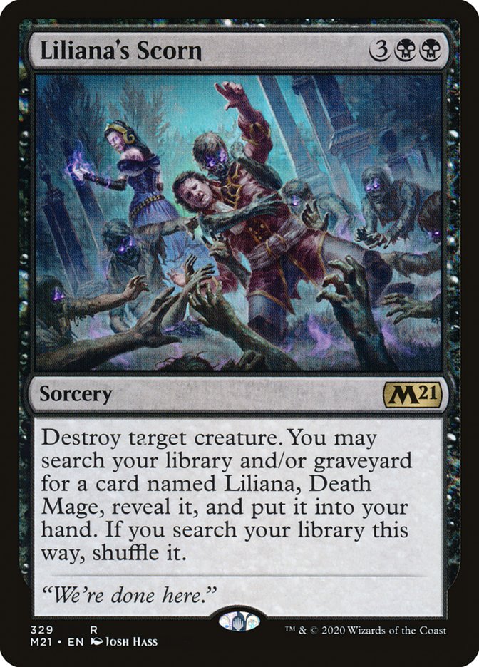 Liliana's Scorn [Core Set 2021] | Gear Gaming Fayetteville