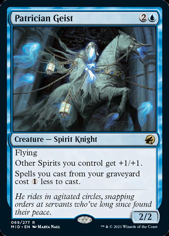 Patrician Geist [Innistrad: Midnight Hunt] | Gear Gaming Fayetteville