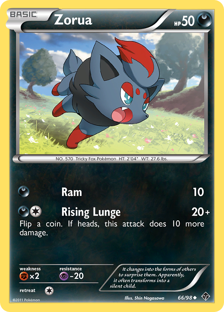 Zorua (66/98) [Black & White: Emerging Powers] | Gear Gaming Fayetteville