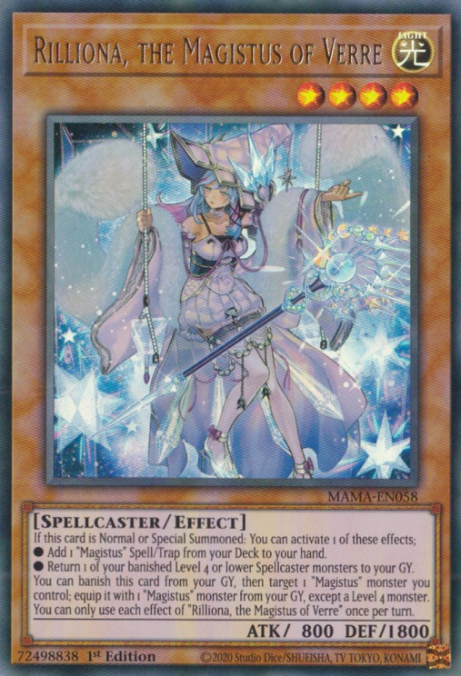 Rilliona, the Magistus of Verre [MAMA-EN058] Ultra Rare | Gear Gaming Fayetteville