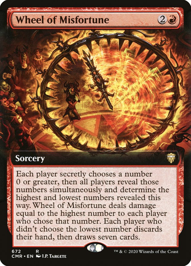 Wheel of Misfortune (Extended Art) [Commander Legends] | Gear Gaming Fayetteville