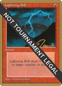 Lightning Bolt - 1996 Eric Tam (4ED) [World Championship Decks] | Gear Gaming Fayetteville