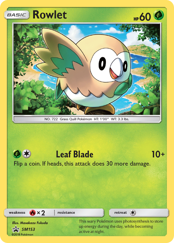 Rowlet (SM153) [Sun & Moon: Black Star Promos] | Gear Gaming Fayetteville