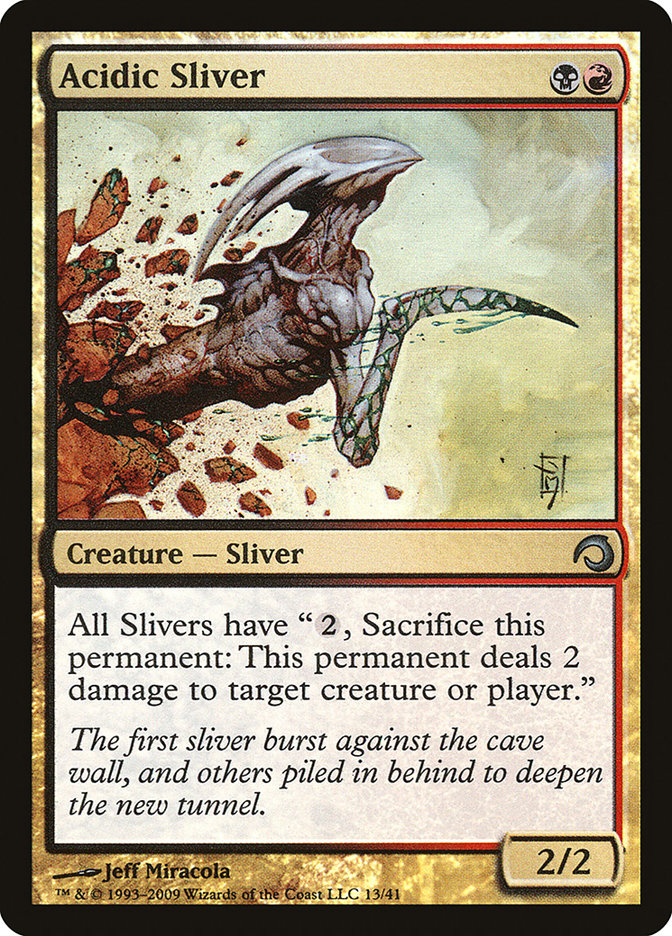 Acidic Sliver [Premium Deck Series: Slivers] | Gear Gaming Fayetteville