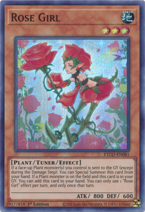 Rose Girl [ETCO-EN081] Super Rare | Gear Gaming Fayetteville