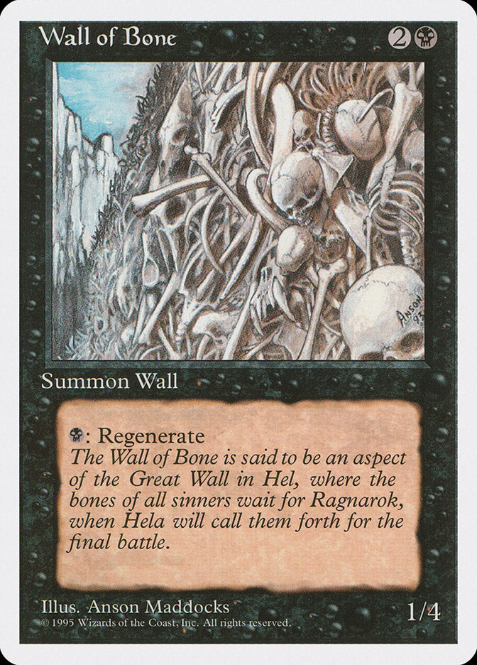 Wall of Bone [Fourth Edition] | Gear Gaming Fayetteville