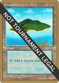 Island (B) - 1996 Michael Loconto (4ED) [World Championship Decks] | Gear Gaming Fayetteville