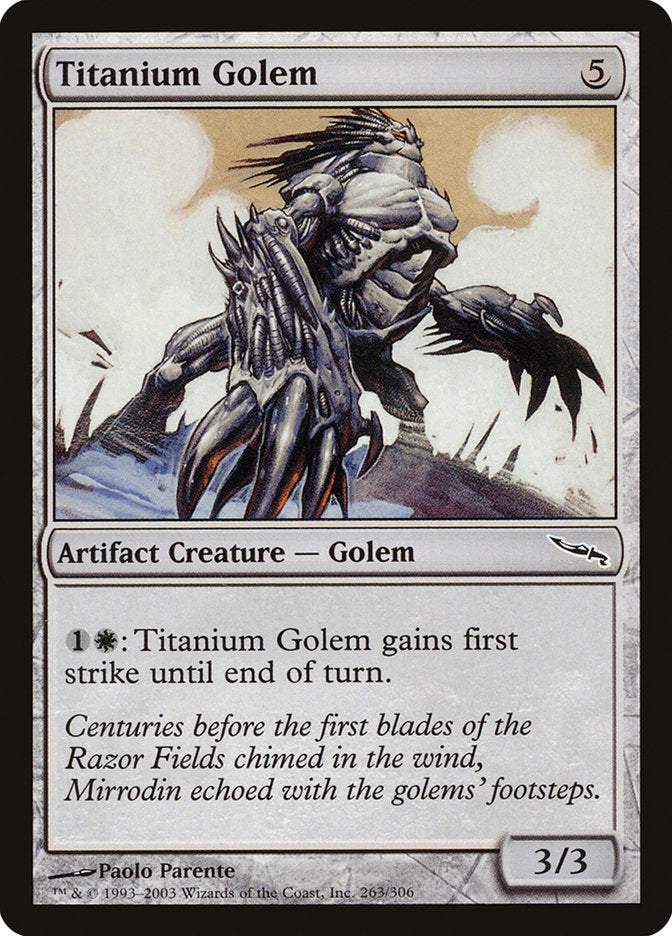 Titanium Golem [Mirrodin] | Gear Gaming Fayetteville