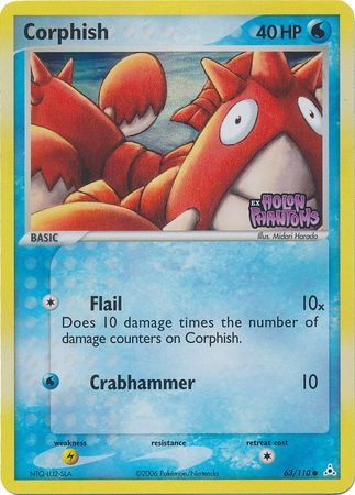 Corphish (63/110) (Stamped) [EX: Holon Phantoms] | Gear Gaming Fayetteville