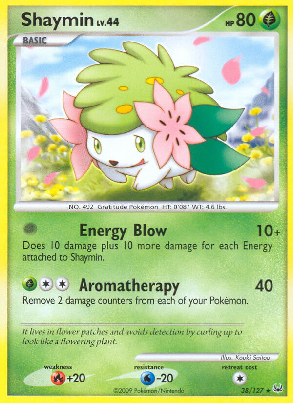 Shaymin (38/127) (Theme Deck Exclusive) [Platinum: Base Set] | Gear Gaming Fayetteville