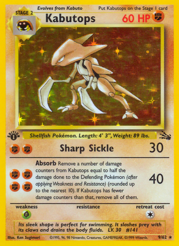 Kabutops (9/62) [Fossil 1st Edition] | Gear Gaming Fayetteville