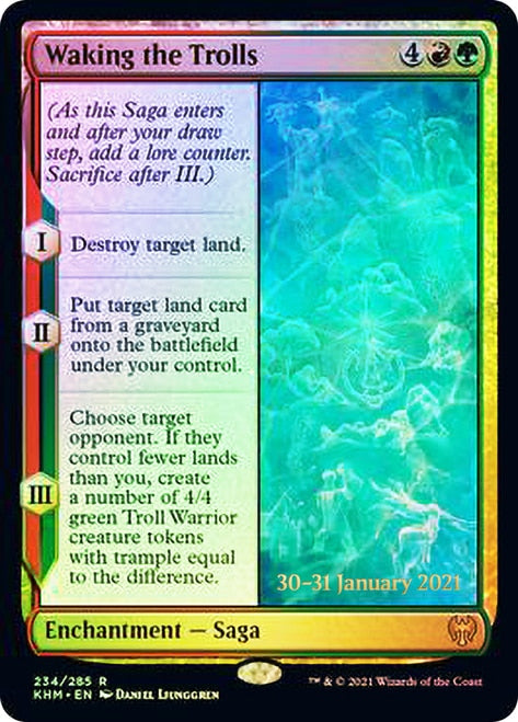 Waking the Trolls [Kaldheim Prerelease Promos] | Gear Gaming Fayetteville