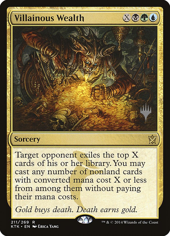 Villainous Wealth (Promo Pack) [Khans of Tarkir Promos] | Gear Gaming Fayetteville