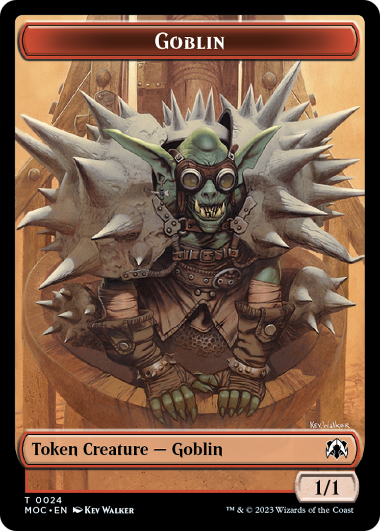 Goblin // Eldrazi Double-Sided Token [March of the Machine Commander Tokens] | Gear Gaming Fayetteville