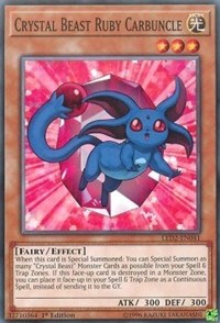 Crystal Beast Ruby Carbuncle [Legendary Duelists: Ancient Millennium] [LED2-EN041] | Gear Gaming Fayetteville