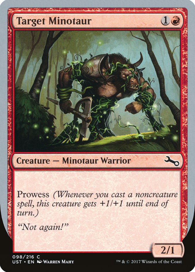 Target Minotaur (Vine Art) [Unstable] | Gear Gaming Fayetteville