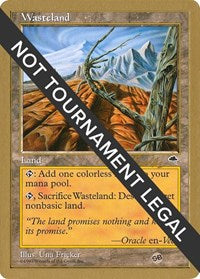 Wasteland - 1998 Randy Buehler (WTH) (SB) [World Championship Decks] | Gear Gaming Fayetteville