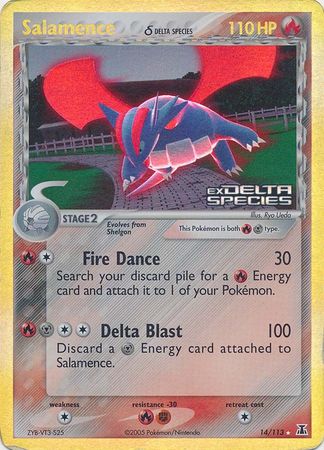 Salamence (14/113) (Delta Species) (Stamped) [EX: Delta Species] | Gear Gaming Fayetteville