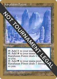 Karplusan Forest - 1998 Brian Selden (ICE) [World Championship Decks] | Gear Gaming Fayetteville