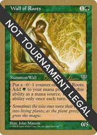 Wall of Roots - 1998 Brian Selden (MIR) [World Championship Decks] | Gear Gaming Fayetteville