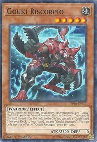 Gouki Riscorpio (Starfoil) [Star Pack VRAINS] [SP18-EN017] | Gear Gaming Fayetteville