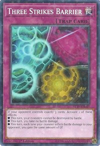 Three Strikes Barrier (Starfoil) [Star Pack VRAINS] [SP18-EN045] | Gear Gaming Fayetteville